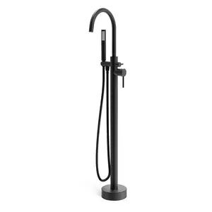 Single-handle Freestanding Tub Faucet with Hand Shower