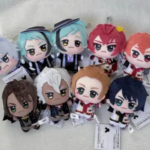 10cm Twisted Wonderland Ace Trappola Plush Dolls Present Gift Pendant Trey Clover Stuffed Toys Fans Collect Holiday Party Dolls