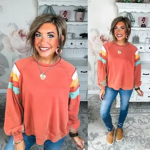 Don't Go Back Pullover Top