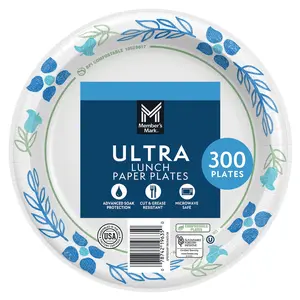 Member's Mark Ultra Lunch Paper Plates (8.5", 300 ct.)