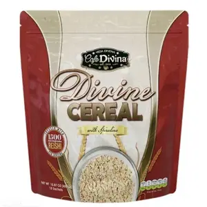 Divine Cereal by Vida Divina with Spirulina 1500 micrograms and Reishi 16.87 oz Instant Breakfast option Natural