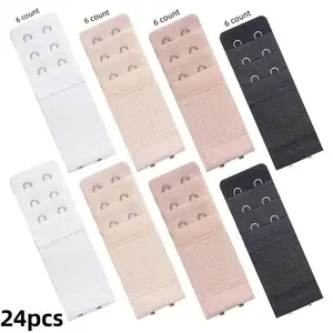 24pcs Womens Bra Extender Set for Customizable Fit, Luxurious Comfort, Elastic Adjustable Support Straps for Daily Wear, Womenswear
