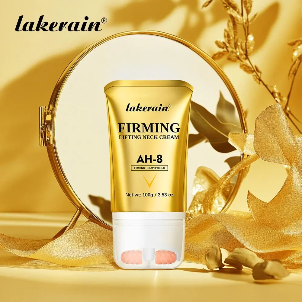 Firming Lifting Neck Cream with Acetyl Hexapeptide-8, Deeply Hydrating & Tightening Lotion with Peptides, Smoothes Wrinkles, Lifting Skin Care, Comfort, Moisturizer