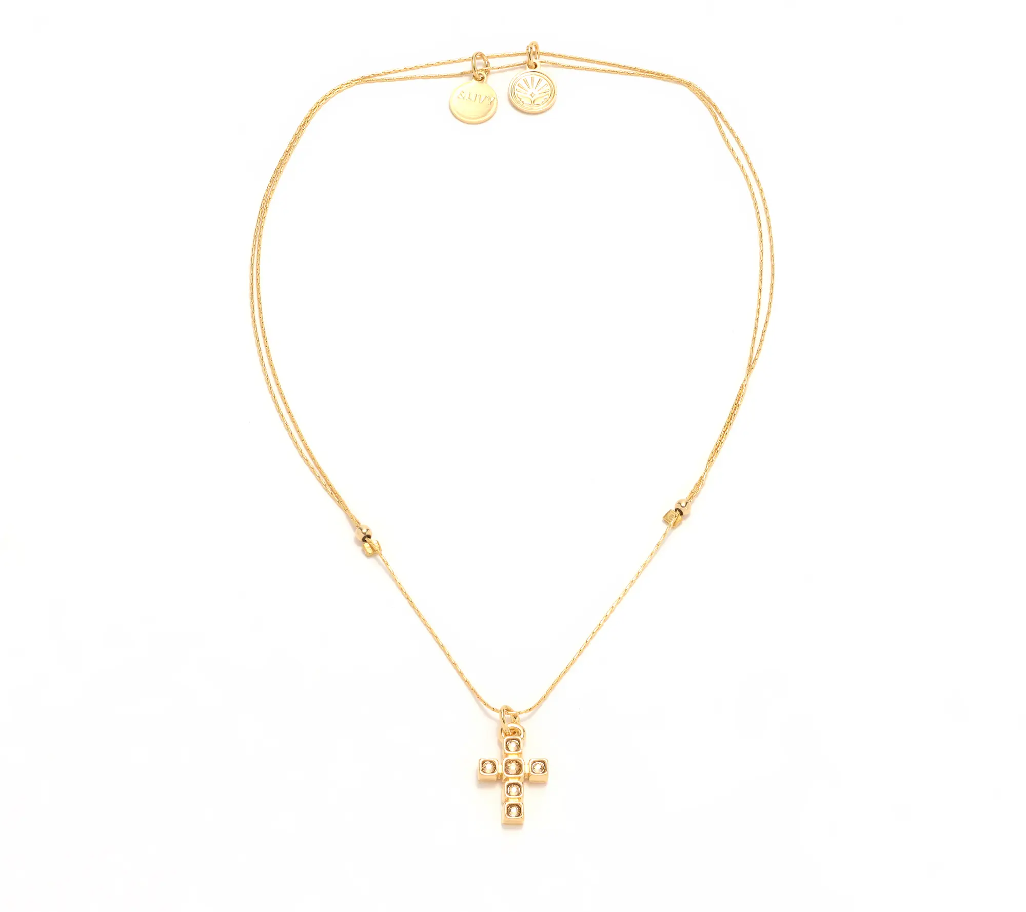 Divinely Guided by Theresa Caputo Cross & Petite Chain Necklace