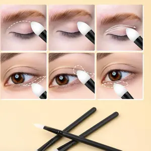 Silicone Liquid Eyeshadow Applicators Tool for Precise Application Only No Additional Features or Specifications
