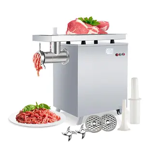 Commercial Electric Meat Grinder, 800W 265 Lbs/H Industrial Meat Mincer Grinding Machine, Stainless Steel Sausage Maker Machine for Home Kitchen Restaurants