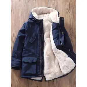 2025 New fashion Boys Jacket,Thickened Fleece Lining Winter Hooded Jacket,Suitable for Girls Aged 3 to 12