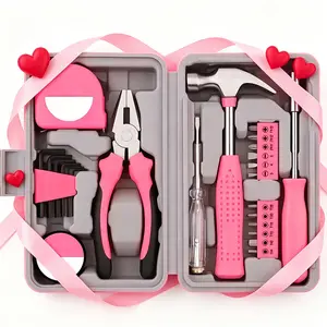 24PCS Tool Set—A home DIY tool set with a storage case, perfect for women, families, garages, offices, and college dorms—whether you’re a skilled DIYer or just starting out, you’ll be able to tackle any DIY project with confidence.
