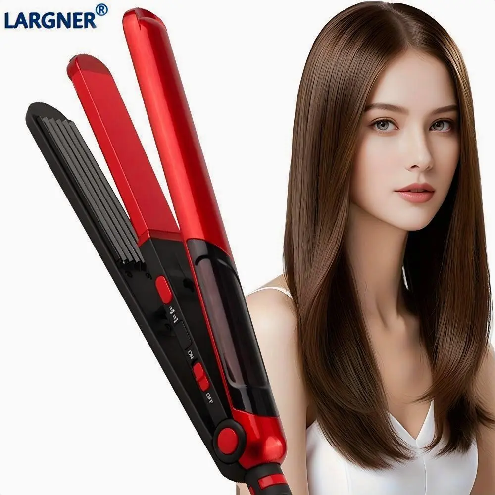 3 in 1 Hair Straightener & Hair Curler, Negative Ion Hair Styling Tool, Hair Straightening & Curling Iron, Professional Hair Styling Tool for Women