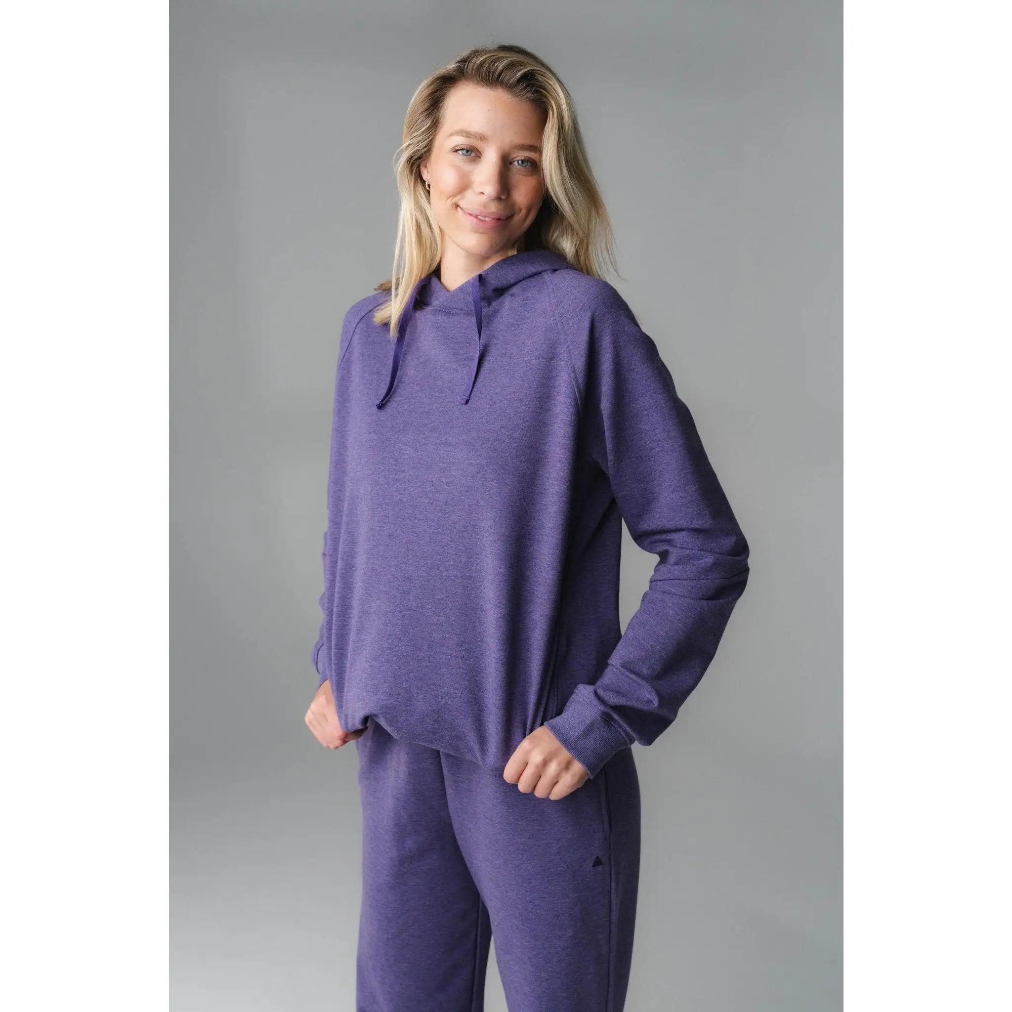 Vitality Uni Studio Hoodie - Violet Marl