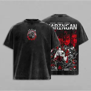 Uchiha Clan - Madara - Sasuke - Shisui - Obito Vintage Washed T-Shirt |Sharingan Anime Graphic Tee |Heavy Cotton Oversized Streetwear |Dark Ninja MangaGift for Naruto Fans lemon demon soulja boy outfit truck fit clothes gorlock destroyer tshirt