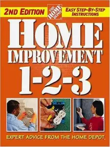 USED-Home Improvement 1-2-3 by Home Depot (Hardcover)