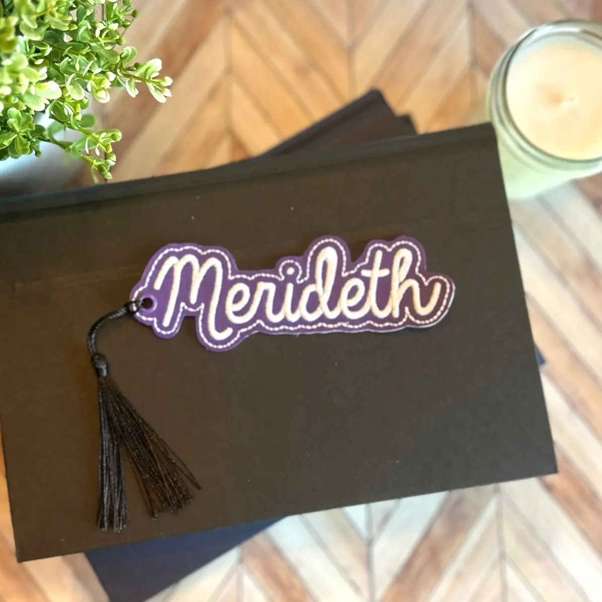 Personalized Cursive Name Bookmark