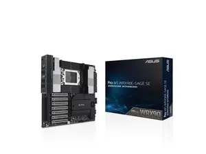 ASUS Pro WS WRX90E-SAGE SE EEB Workstation motherboard, AMD Ryzen™ Threadripper™ PRO 7000 WX-Series Processors, ECC R-DIMM DDR5, 32 power-stage,7xPCIe 5.0 x 16, PCIe 5.0 M.2, 10 Gb and 2.5 Gb LAN