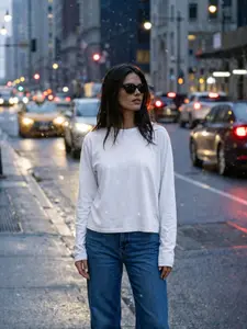 Long Sleeve Boxy Tee