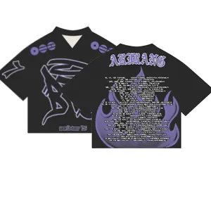 Boxy Jersey Black Jersey Shirt with Purple Flame We Are Back 2026 World Tour Jersey Shirt, Music Tour Inspired Fan Jersey Gift, Vibes