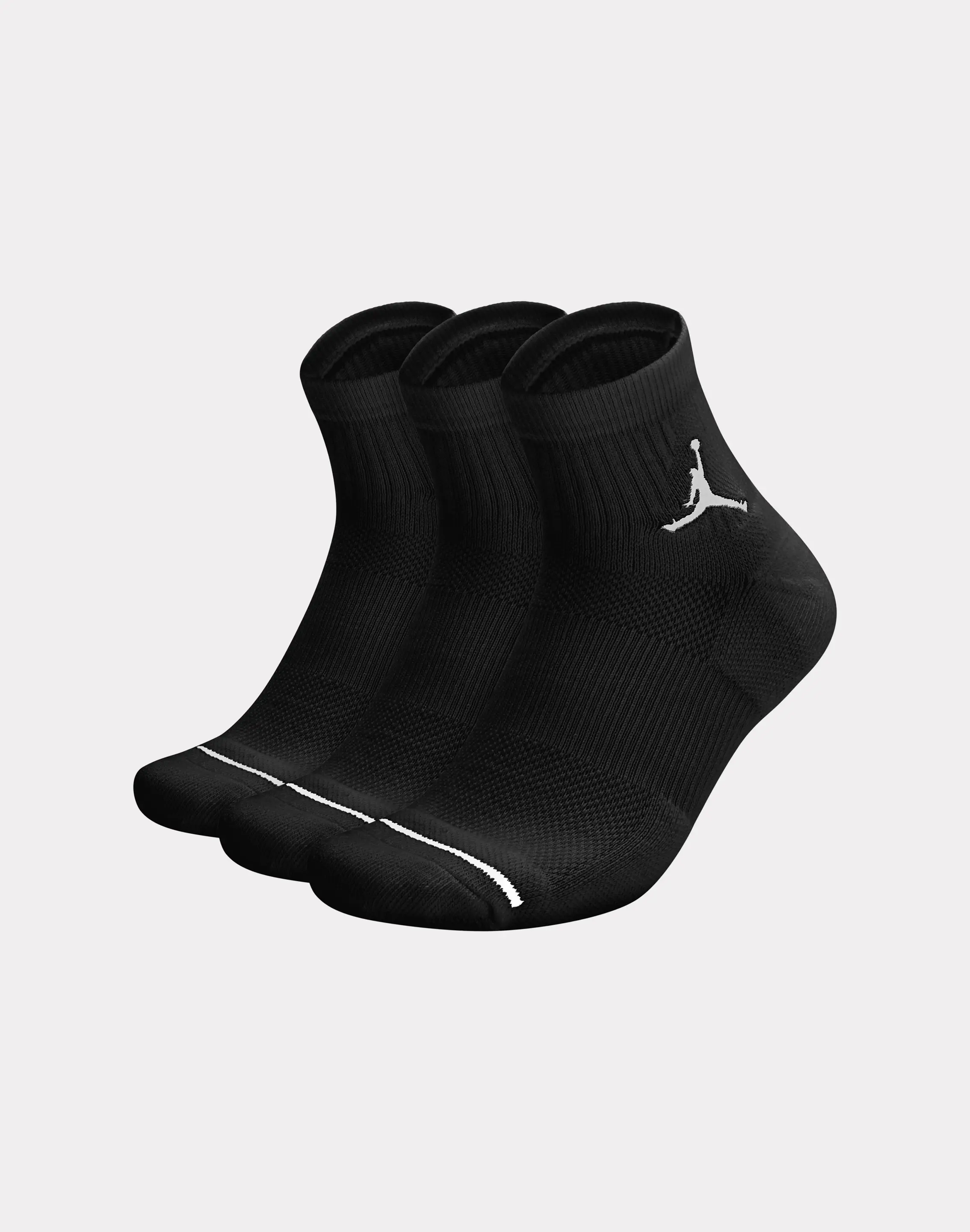 Mens Jordan Jumpman 3 Pack Quarter Socks