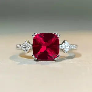 【#ZA263】(Theodor) Lab Made Gemstone Fashion jewelry Ring