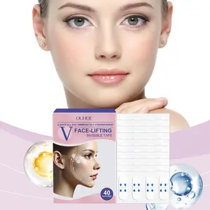 Facial Lifting Patch Hydrating Skin Tightening Breathable Invisible Chin V Line Lift Beauty Patch, Face Care Moisturizing Firming Mask