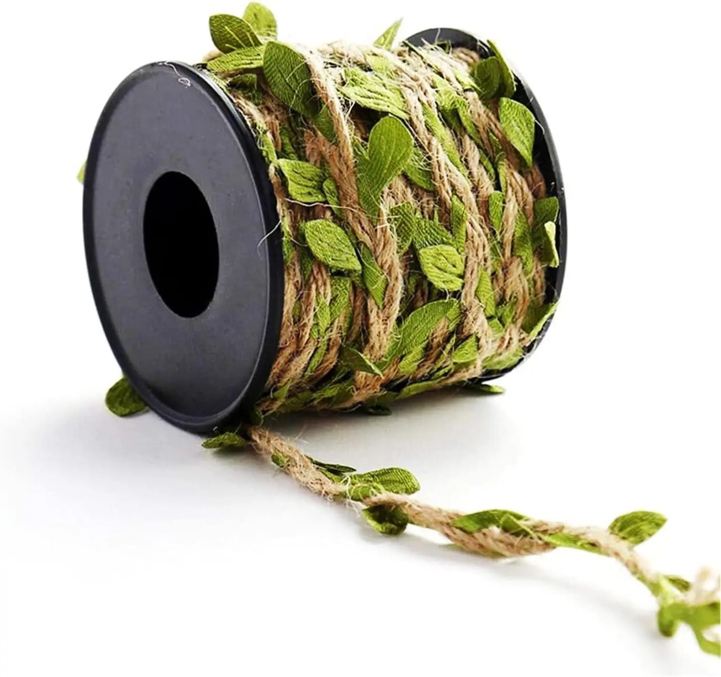33   Twine Green Leaf Jute 3ply 2MM Rope  Burlap Ribbon String Heavy Duty Hanging Gardening Decoration or for Arts and Crafts