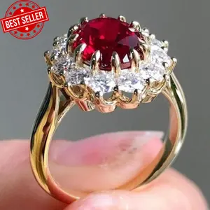 Women wear rings every day when attending parties heart jewelry