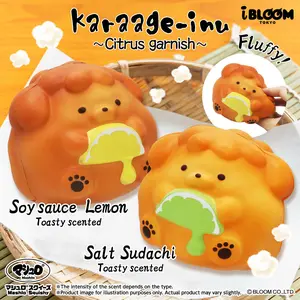 iBloom Squishy Karaage-Inu Citrus Garnish Kawaii Soft Scented Slow Rising Stress Relief
