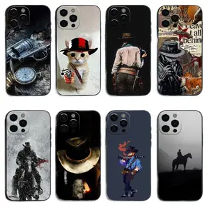 Red Dead Redemption RDR 2 Funny Phone Cases For iPhone 17 Promax Pro Air 16 Plus 15 14 13 12 11 Soft Black Shockproof Protective Unique Artistic Cover