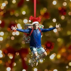 Tim Robinson Acrylic Ornament, I Think You Should Leave Ornament, ITYSL Funny Christmas Ornament, Funny Meme Christmas Tree Decor
