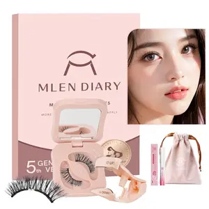 No Glue Magnetic Eyelashes | 3s Instant Wear, Waterproof, Reusable, Natural 3D Effect for Daily Makeup