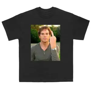 Dexter Morgan T-Shirt Funny Movie Graphic Tee for Men Women Menswear Streetwear Crewneck Round Neck Tshirt