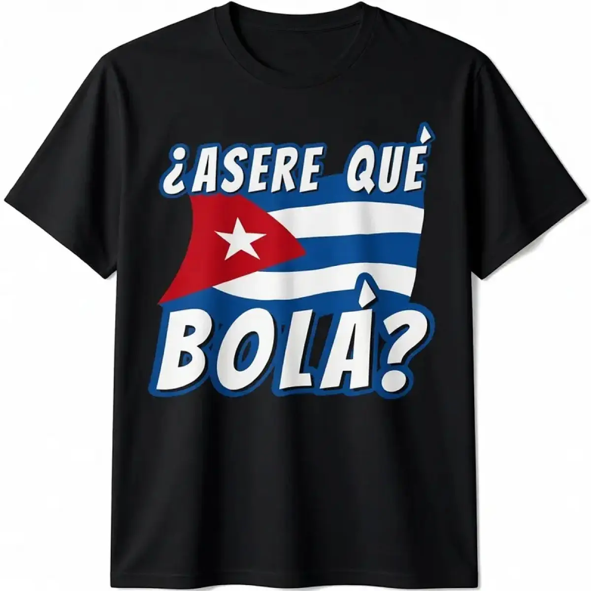Men's Cuban Flag Graphic T-Shirt in Slimming Stretch Cotton, Shortsleeve Crew Neck with Seamless Shoulders, Perfect for Outfits with a Jacket or Sneakers, S-5XL