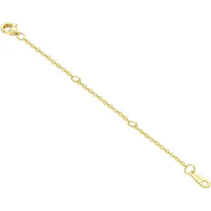 14K Yellow  Necklace Extender Chain 14K, Bracelet Anklet Extension Chain, Bracelet Extender 14K , 14K  Necklace Extender with Lobster Clasp