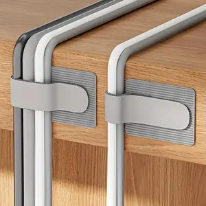 Reusable Cable Tie, 10pcs Fastening Wire Organizer, Cord Rope Holder, Self Adhesive Adjustable Cord Organizer Strap, Desk Management for Home & Office