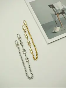 Star Pattern Bag Extension Chain, Versatile Shoulder Strap Extender, Simple Design High-End Look, Fashionable Accessory for All Occasions, Bag Chains