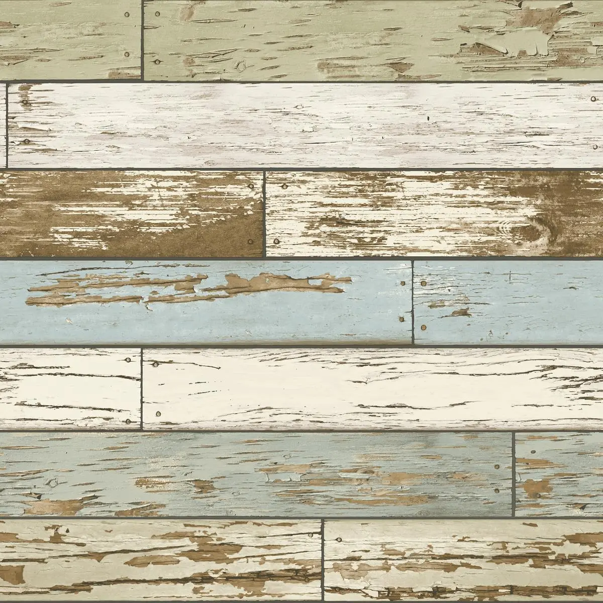 212 MAIN Old Salem Cool-Toned Vintage Wood Self-Adhesive Peel-Stick Decorative Wallpaper, Large Roll Removable Wall Covering, Easy-Apply DIY Supply for Indoor Home Decorating