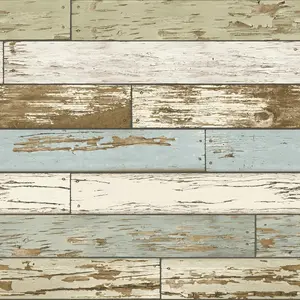 212 MAIN Old Salem Vintage Wood Peel-and-Stick Self-Adhesive Wallpaper, Large Roll Removable Wall Covering for Indoor Rooms, Easy-Apply Home Decor Hanging Supply