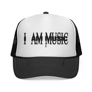 I Am Music Trucker Cap, Carti Album 2026 Hat, Hip Hop Mesh Snapback Baseball Cap, Streetwear Adjustable Cap, Gift for Fans