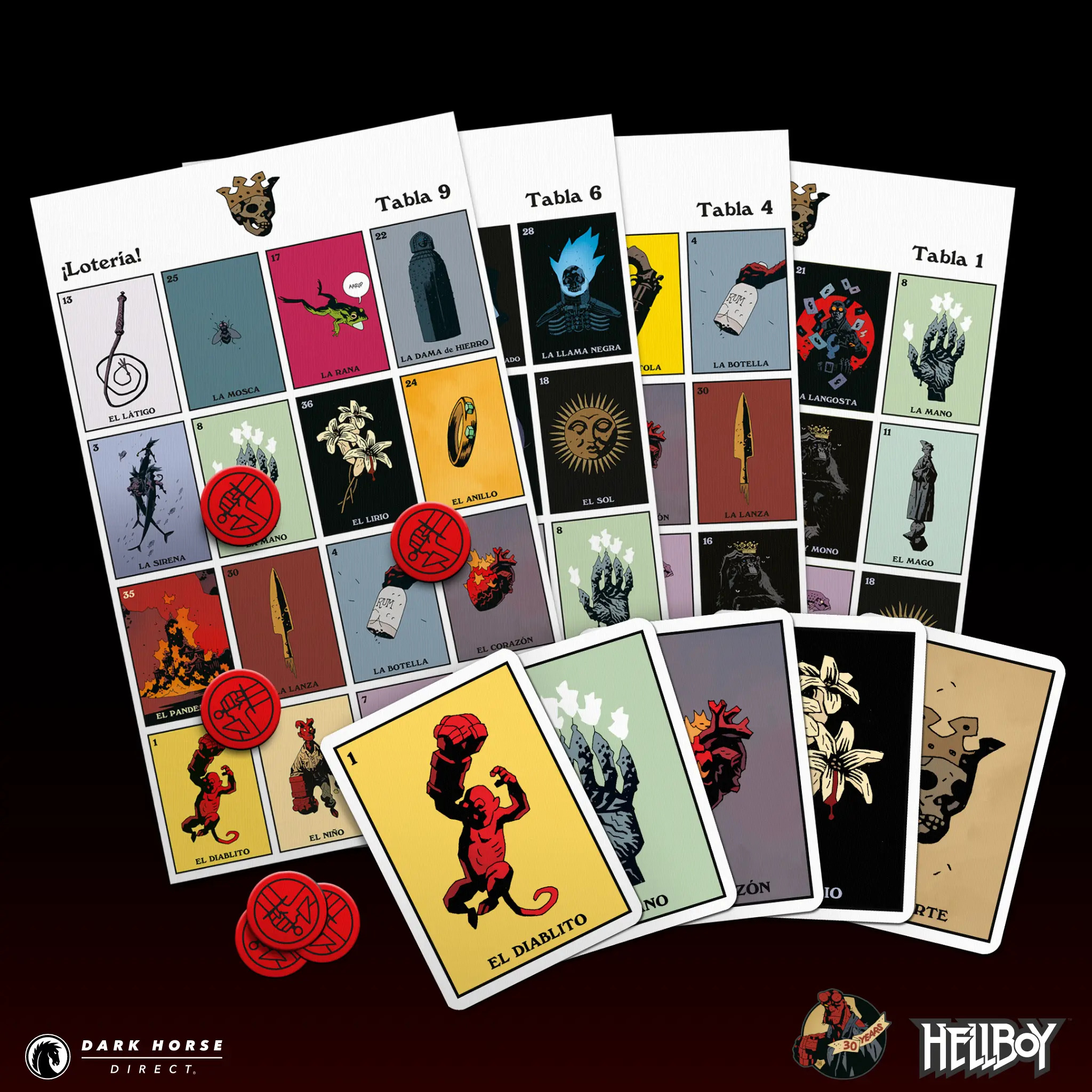 Hellboy: Lotería Game - Board Game for Kids and Adults