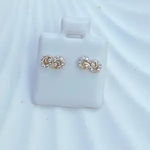 Aretes Infinito 14k Earrings with Elegant Design and Durable Quality
