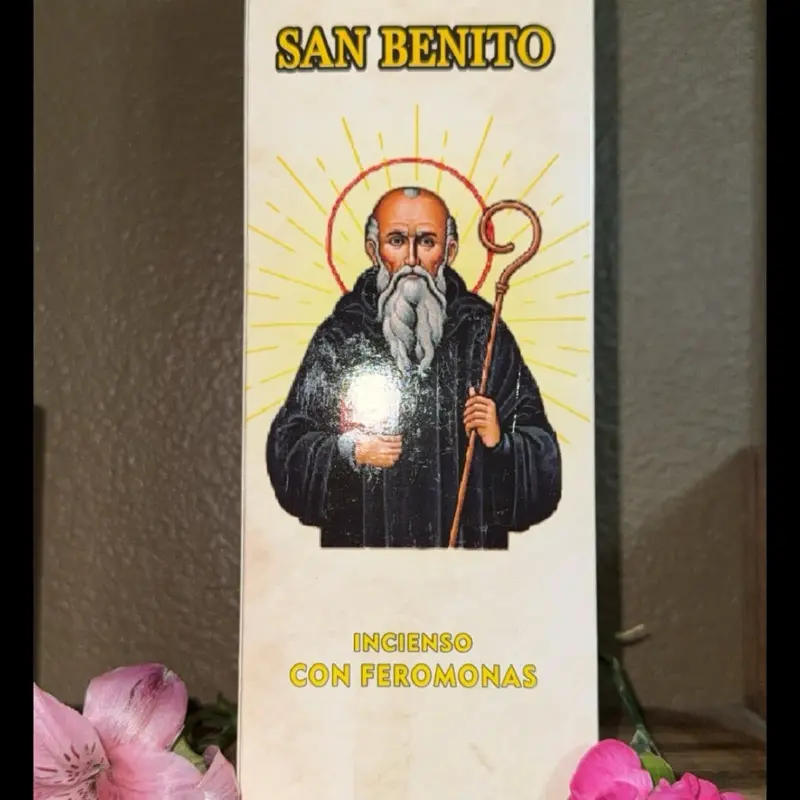 Saint Benedict Incense with Feromonas for Spiritual Well-being and Aromatic Experience