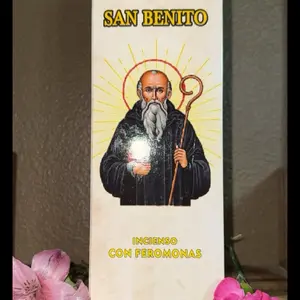 Saint Benedict Incense with Feromonas for Spiritual Well-being and Aromatic Experience