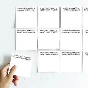 4-Piece Set Cute Sticky Notes 3x3, Beautiful Planner Notebook, 50 Sheets Per Book, Desk Accessories for School Office Home, Ideal Gift for Teachers Women Colleagues, Adhesive Stickers