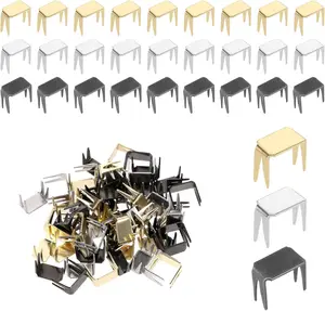 60 count Zipper Stoppers 5 Top & Bottom Zipper Stops Zippers Repair Kits for Bags Coats Jackets