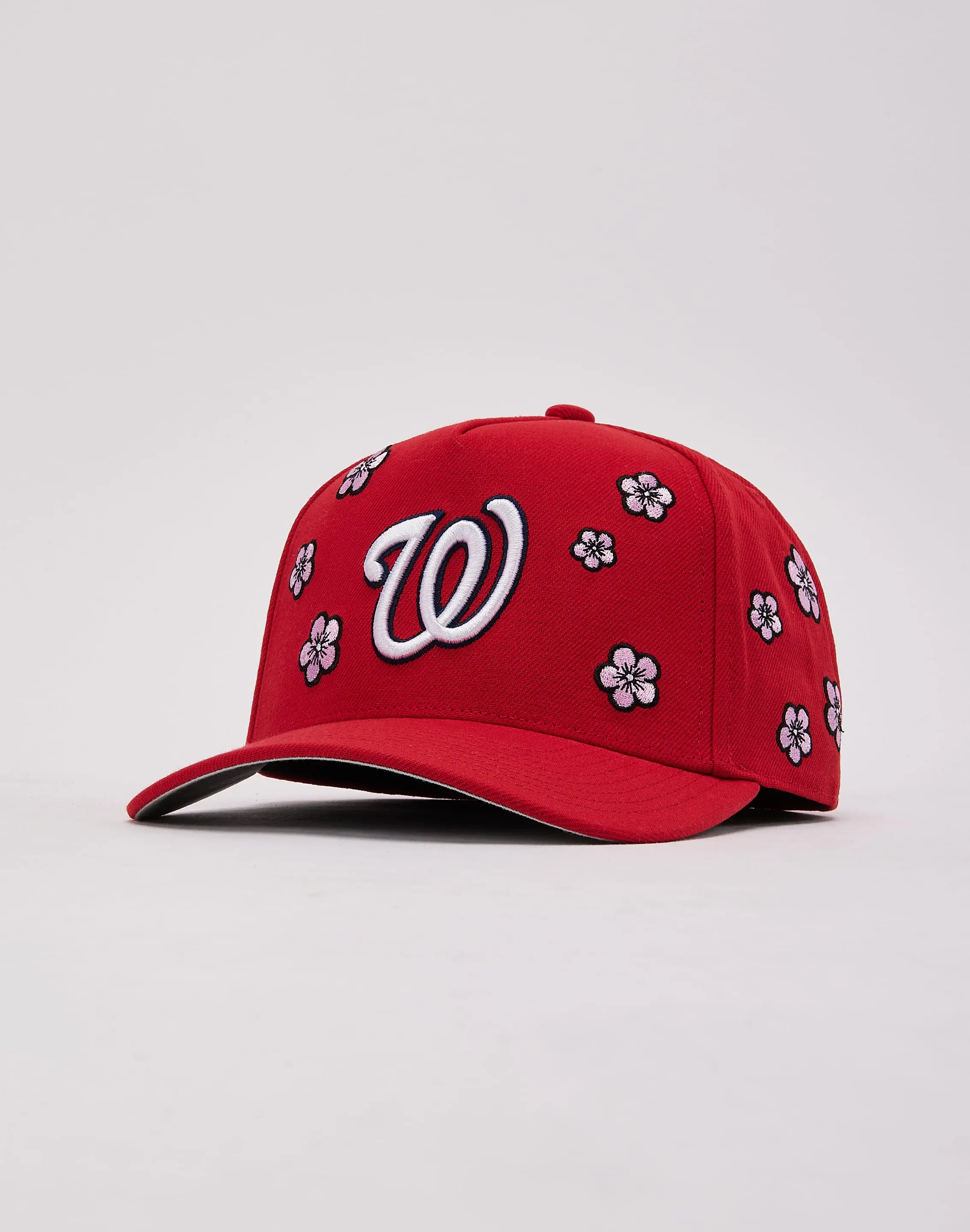 Mens Mitchell & Ness MLB Washington Nationals Flowers Pro Pinch Snapback Hat