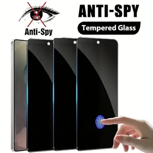 3 Pack Full Cover, Privacy, Protective Tempered Glass For Samsung Galaxy S25 Ultra/S24 Ultra/S25/S24/Plus/S23/S22/S21/FE/S23+/S22+/S21+,9H+ Tempered Glass Screen Protector,Fingerprint unlocking,Case Friendly,Anti-Fingerprint,Bubble Free, Accessories