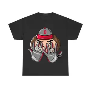 Ohio State Buckeyes Champion Ring Tshirt, College Football Tee, 2025 Playoff National Champions Ring Red Crew, Game Day Wear Black Classic