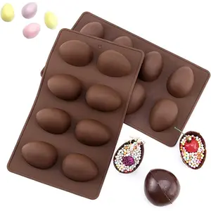 2 count  Egg Shaped  Molds, Easter Mold Jelly Biscuits  Candy Baking Mold for Easter Theme Party Decoration