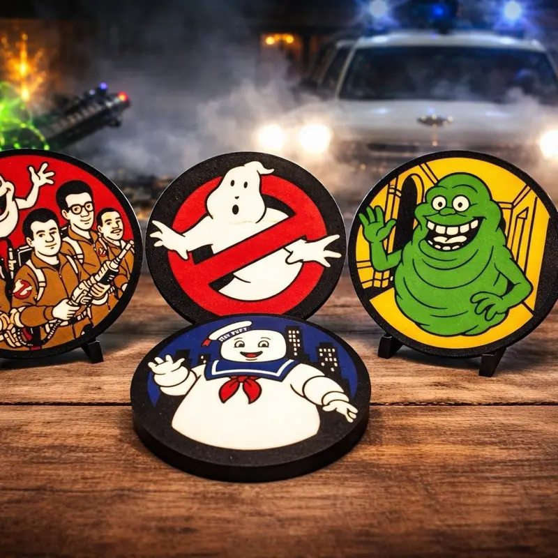 Ghostbusters 4 pc Coaster Set