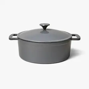 5.5qt Enamel Dutch Oven Stock Pot Gray Eclipse - Figmint 5.5qt Enamel Dutch Oven Stock Pot Gray Eclipse - Figmint