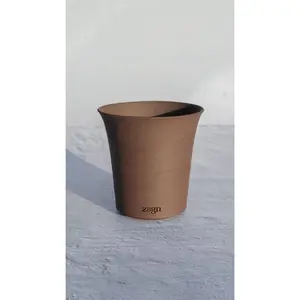 Grande Mud Clay Pot | Handmade Breathable Planter for Succulents & Cacti